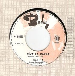 [Pochette de Viva la pappa (DALIDA)]