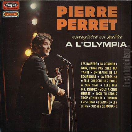 [Pochette de Enregistr en public  l’Olympia (Pierre PERRET)]