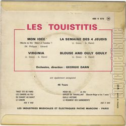 [Pochette de Mon ide (Les TOUISTITIS) - verso]