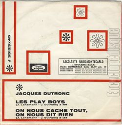 [Pochette de Les play boys (Jacques DUTRONC) - verso]