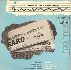 [Pochette de La bourse aux chansons n 2 (COMPILATION)]