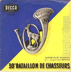 [Pochette de 30me chasseurs (MUSIQUE MILITAIRE)]