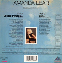 [Pochette de L’cole d’amour (Amanda LEAR) - verso]