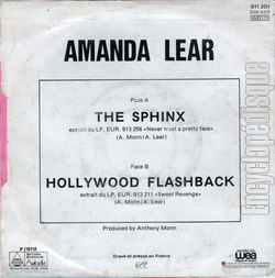 [Pochette de The Sphinx (Amanda LEAR) - verso]