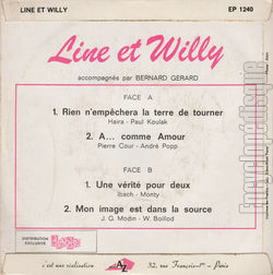 [Pochette de Rien n’empchera la terre de tourner (LINE ET WILLY) - verso]