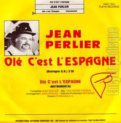 [Pochette de Ol c’est l’Espagne (Jean PERLIER) - verso]