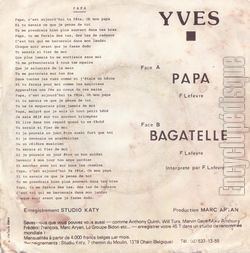 [Pochette de Papa (COMPILATION) - verso]