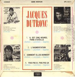 [Pochette de Fais pas ci, fais pas a (Jacques DUTRONC) - verso]