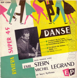 [Pochette de Deux pianos avec… (Emil STERN et Michel LEGRAND)]