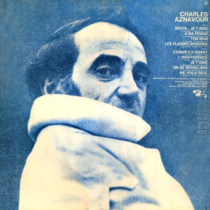 [Pochette de Idiote je t’aime (Charles AZNAVOUR) - verso]