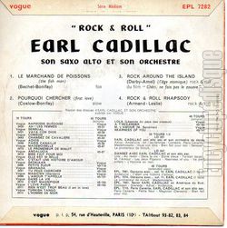 [Pochette de Le marchand de poissons (Earl CADILLAC) - verso]