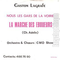 [Pochette de Nous les gars de la voirie (Gaston LAGRAFE) - verso]