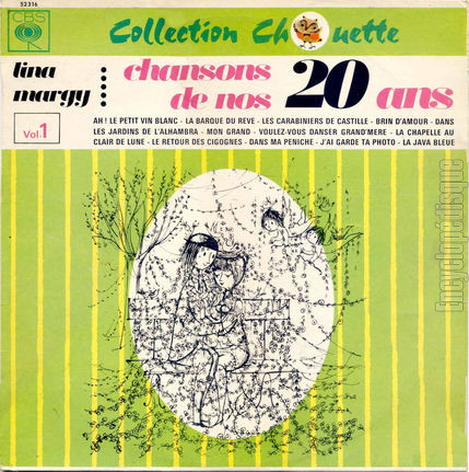 [Pochette de Chansons de nos vingt ans vol. 1 (Lina MARGY)]