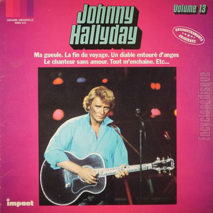 [Pochette de Enregistrements originaux - vol. 13 (Johnny HALLYDAY)]