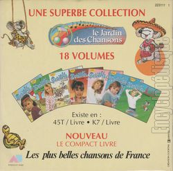 [Pochette de Dorothe et ses amis (Vol. 01) "Le jardin des chansons" (DOROTHE) - verso]