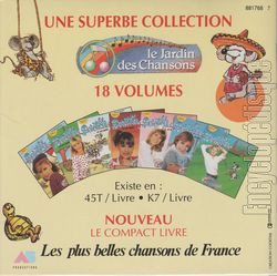 [Pochette de Dorothe et ses amis (Vol. 10) "Le jardin des chansons" (DOROTHE) - verso]