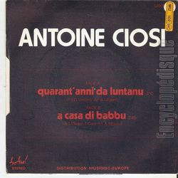 [Pochette de Quarant‘ anni da luntanu / A casa di barbu (Antoine CIOSI) - verso]