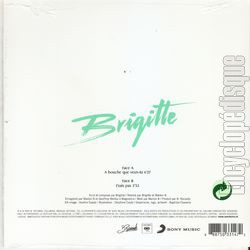 [Pochette de A bouche que veux tu (BRIGITTE) - verso]