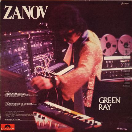 [Pochette de Green ray (ZANOV) - verso]