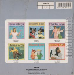 [Pochette de La petite fille aux allumettes (Chantal GOYA) - verso]