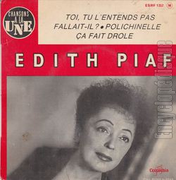 [Pochette de Toi, tu l’entends pas (dith PIAF)]