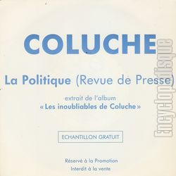 [Pochette de La politique (COLUCHE)]