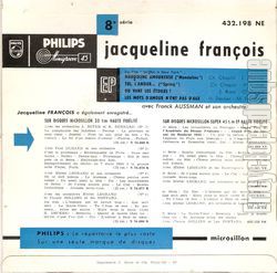 [Pochette de O vont les toiles ? - 8me srie (Jacqueline FRANOIS) - verso]