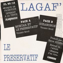 [Pochette de Le prservatif (LAGAF’) - verso]