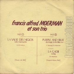 [Pochette de La valse des niglos (Francis Alfred MOERMAN) - verso]