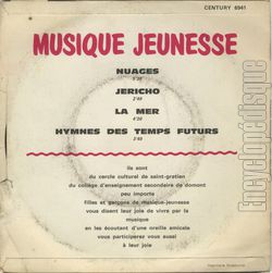 [Pochette de Nuages (MUSIQUE JEUNESSE) - verso]