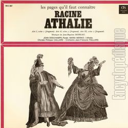 [Pochette de Racine : Athalie (LES PAGES QU’IL FAUT CONNAITRE)]