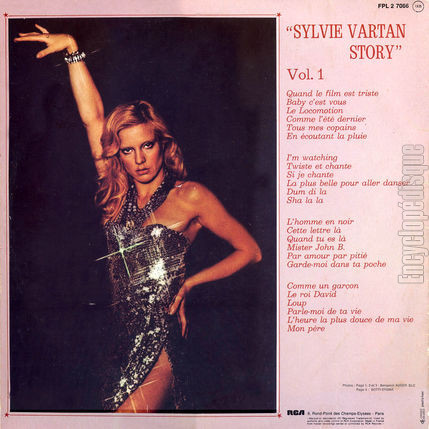 [Pochette de Sylvie Vartan Story Vol.1 (Sylvie VARTAN) - verso]