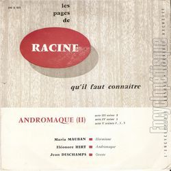 [Pochette de Les pages de Racine qu’il faut connatre -  Andromaque (II) (DOCUMENT)]