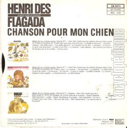 [Pochette de Flagada / Chanson pour mon chien (Henri DS) - verso]