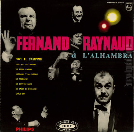 [Pochette de  l’Alhambra (Fernand RAYNAUD)]