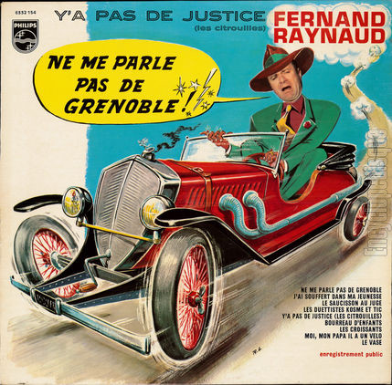 [Pochette de Ne me parle pas de Grenoble ! (Fernand RAYNAUD)]