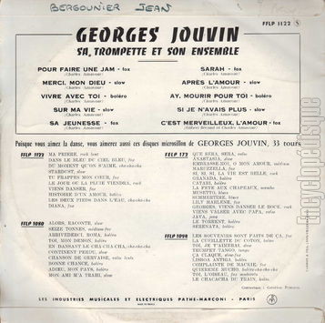 [Pochette de Georges Jouvin joue Charles Aznavour (Georges JOUVIN) - verso]