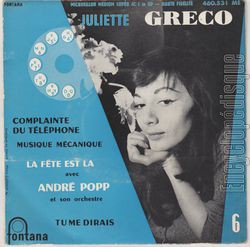 [Pochette de Musique mcanique (Juliette GRCO)]