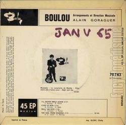 [Pochette de I’ll never smile again (BOULOU) - verso]