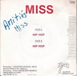 [Pochette de Hip Hop (MISS) - verso]