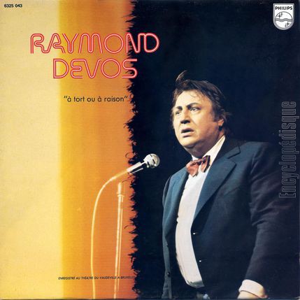 [Pochette de  tort ou  raison (Raymond DEVOS)]