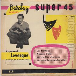 [Pochette de Les trottoirs (Raymond LVESQUE)]