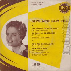 [Pochette de J’ai mordu dans le fruit - N3 (Guylaine GUY)]