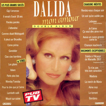 [Pochette de Dalida mon amour (DALIDA)]