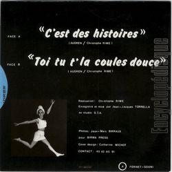 [Pochette de C’est des histoires (AUDREN) - verso]