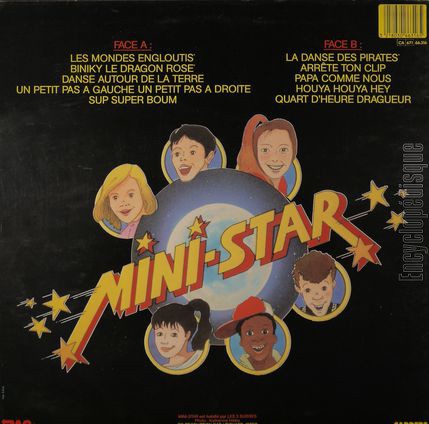 [Pochette de Disque d’or (MINI-STAR) - verso]