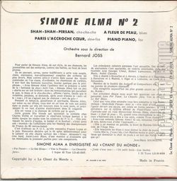 [Pochette de Piano piano (Simone ALMA) - verso]