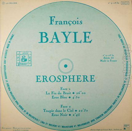 [Pochette de rosphre (Franois BAYLE) - verso]