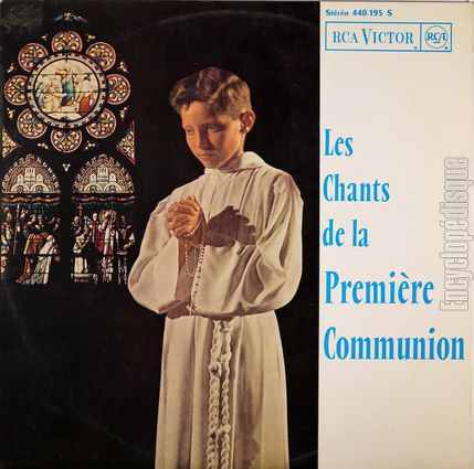 [Pochette de Les chants de la 1re communion (RELIGION)]