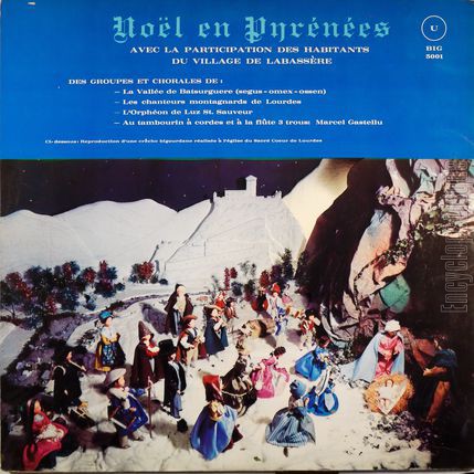 [Pochette de Nol en Bigorre (La PASTORALE DE LABASSRE-NOL DES BERGERS) - verso]